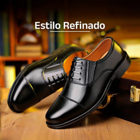 Sapato Masculino de Couro Genuíno Gentlemen’s + Brinde